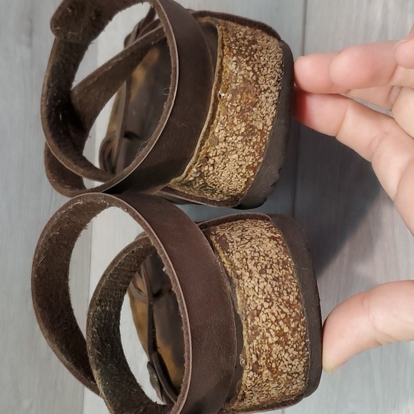 Birkenstock Women Ankle Leather Strap Sandals shoes sz 40/9 - Picture 5 of 13